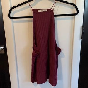 Urban outfitters maroon strapped tank top